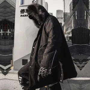 Men's Winter Windproof Long Parka