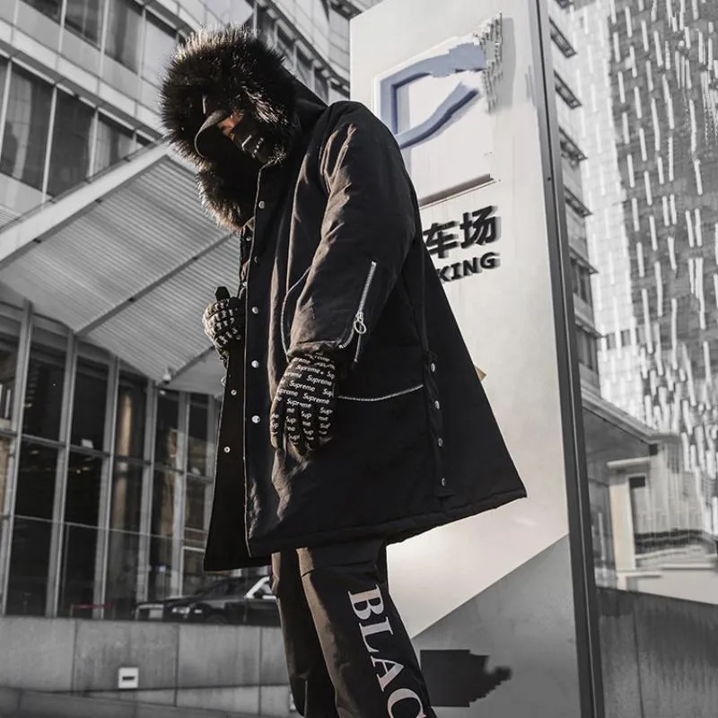 Men's Winter Windproof Long Parka