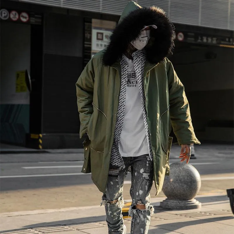 Men's Winter Windproof Long Parka
