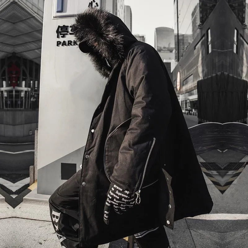 Men's Winter Windproof Long Parka