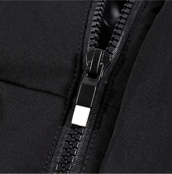 Men's Winter Windproof Thick Tactical Hooded Cotton Parka