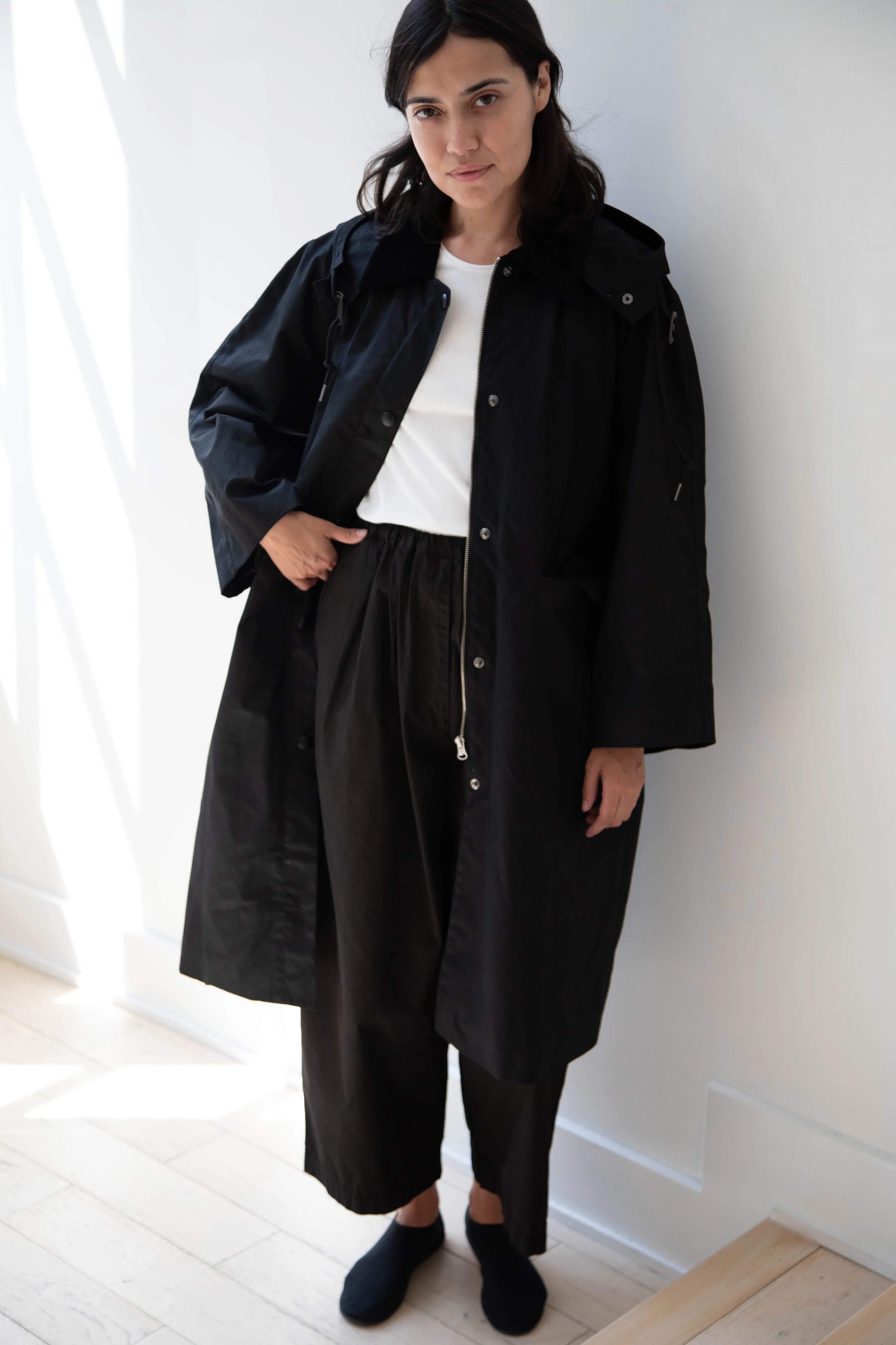 Nothing Written | Waxed Cotton Hooded Trench