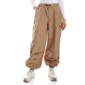 Plain  Elastic Ankles Waterproof Joggers
