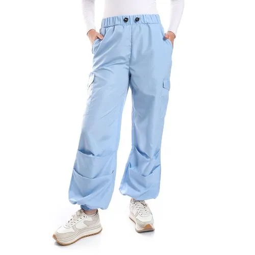 Plain  Elastic Ankles Waterproof Joggers