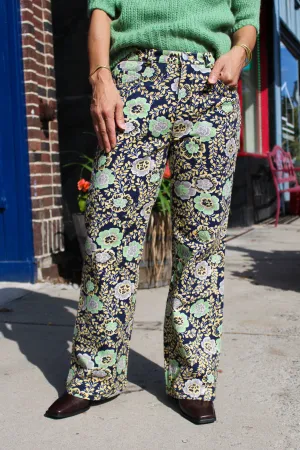 Rachel Comey - Bolada Pant: Navy Floral