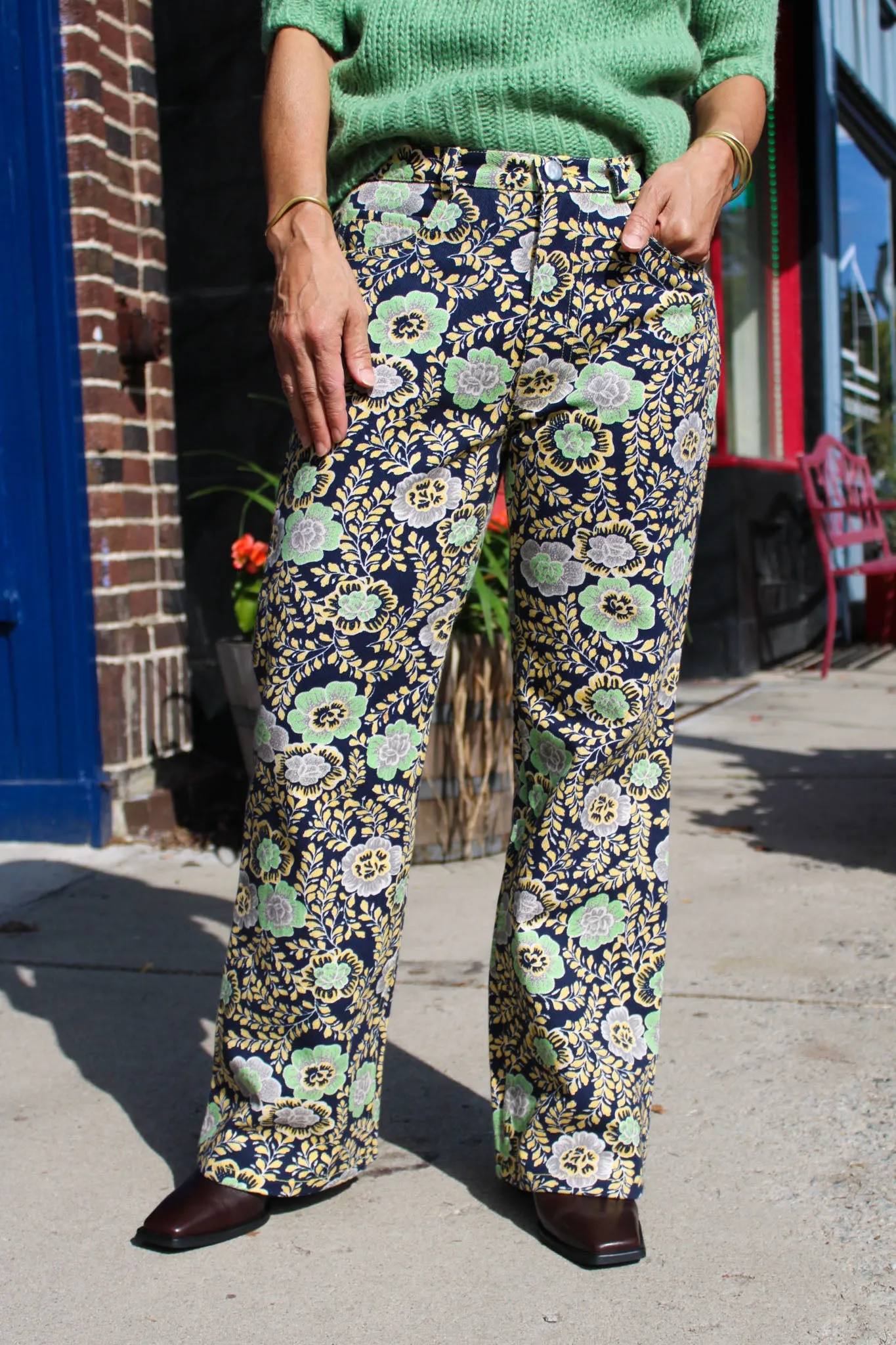 Rachel Comey - Bolada Pant: Navy Floral