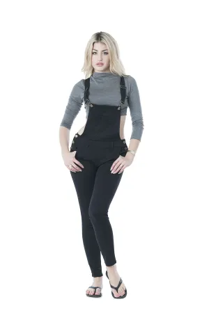 Skinny Pants Front Pockets Overall