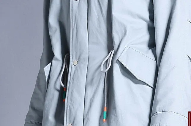 Solid Color Warm Winter Down Jacket For Women