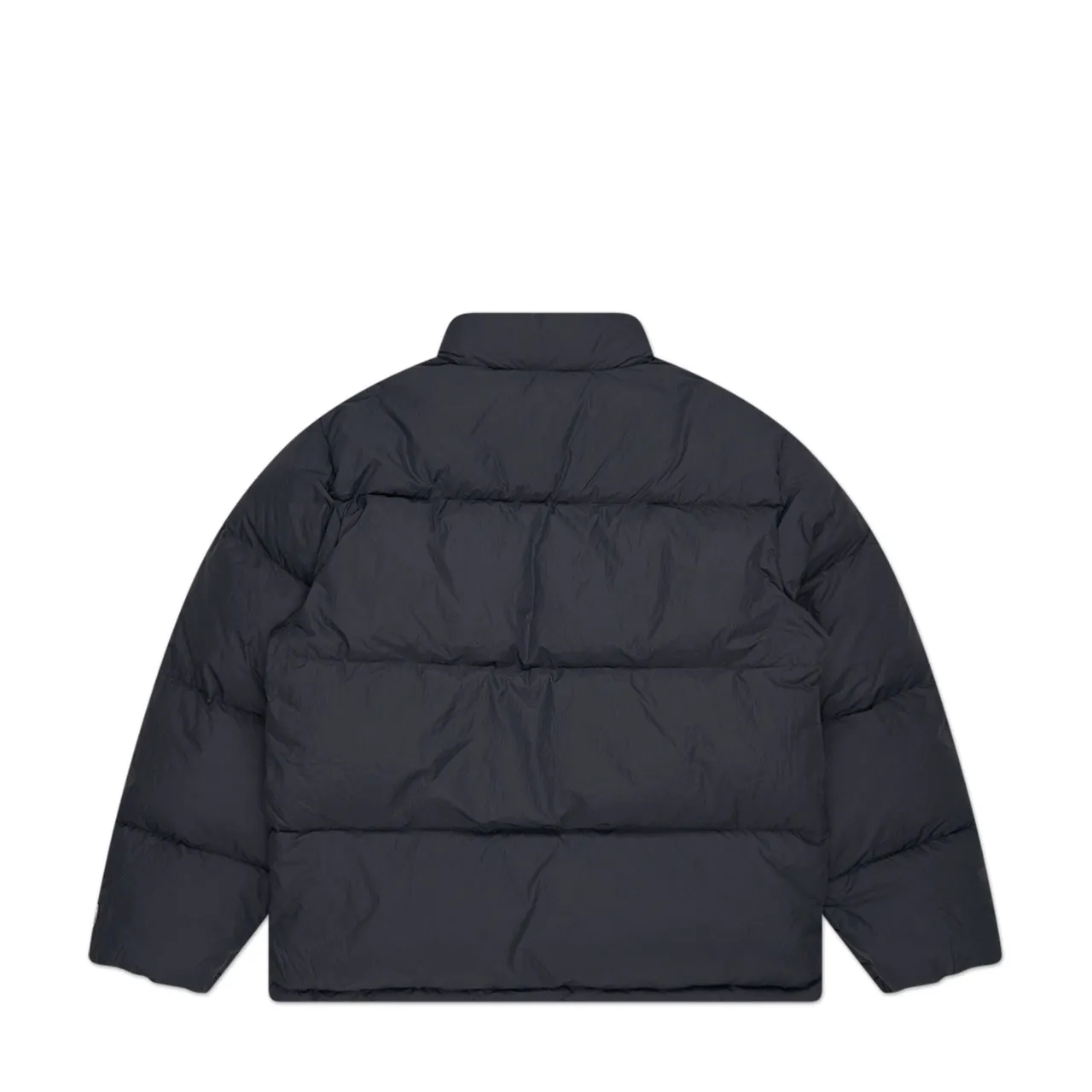 stüssy nylon down puffer (black)
