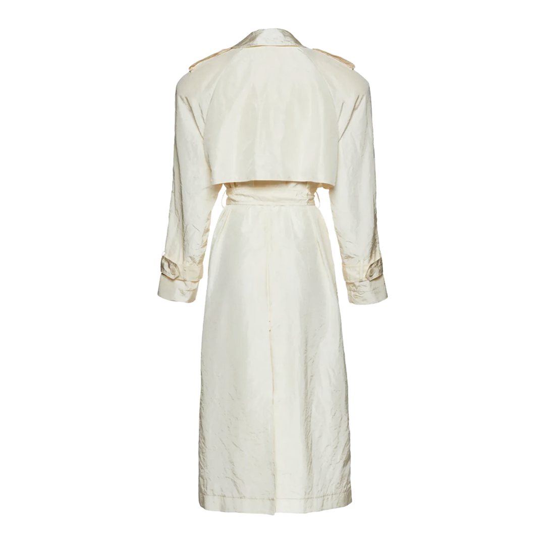 Taffeta Trench Coat