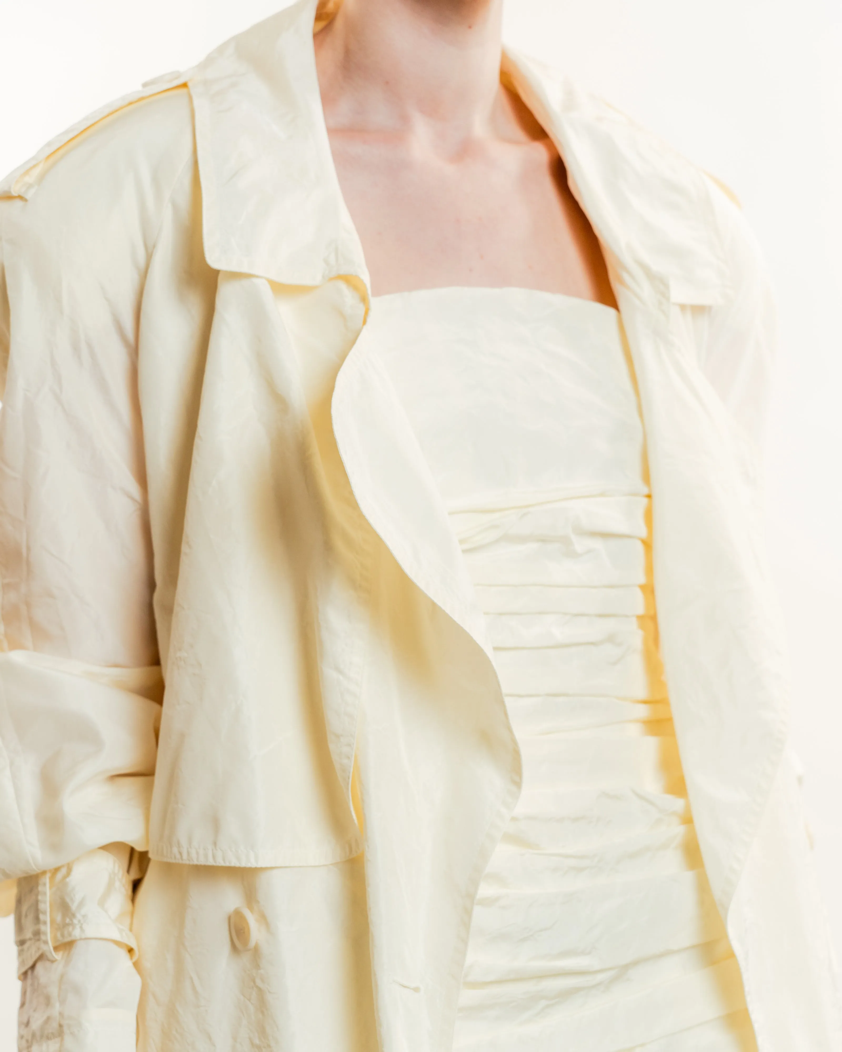 Taffeta Trench Coat