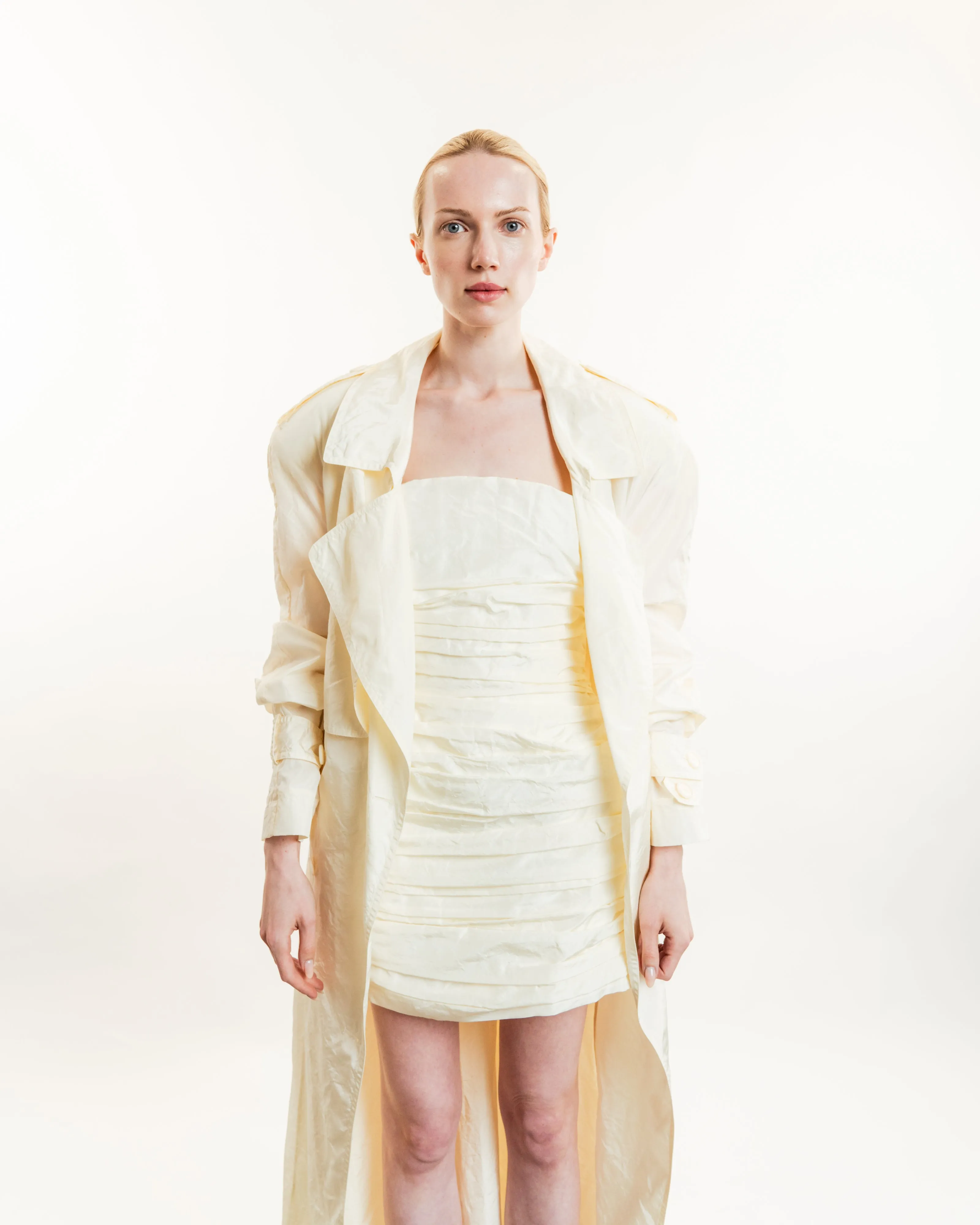 Taffeta Trench Coat