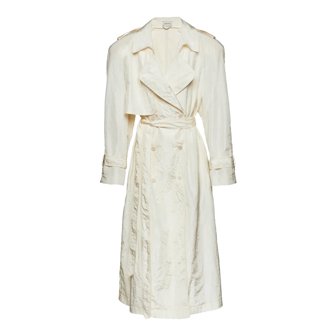 Taffeta Trench Coat