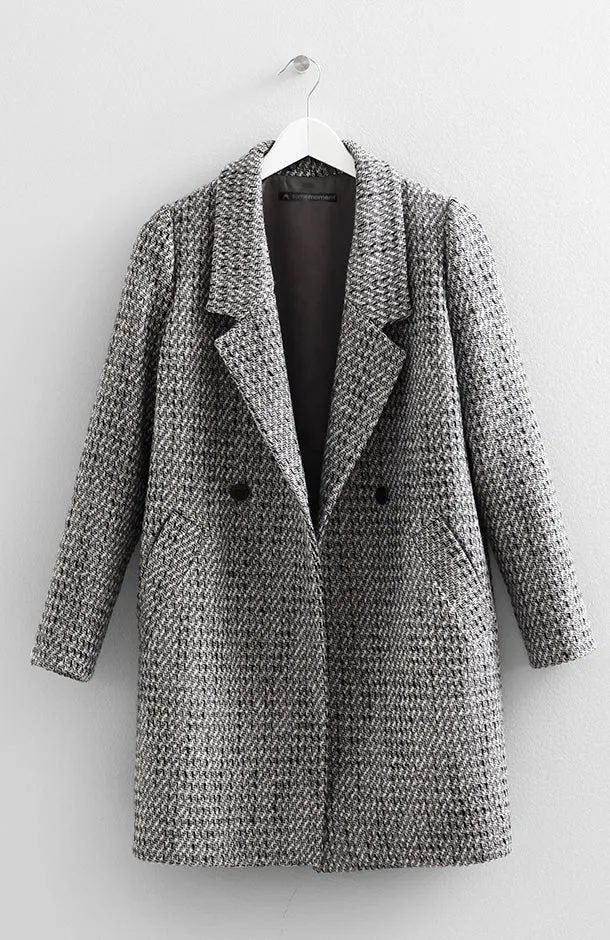 TWEED BOYFRIEND COAT