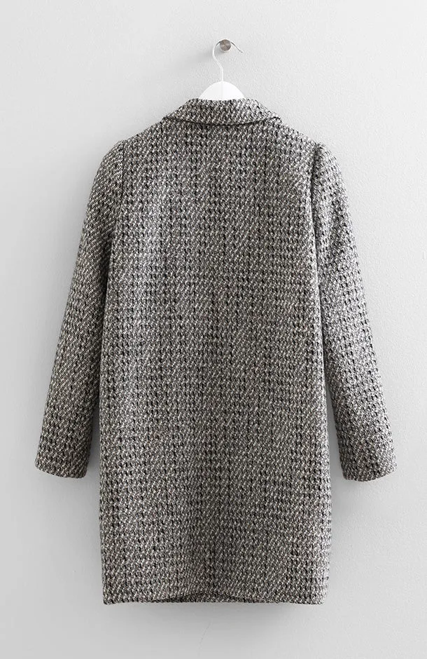 TWEED BOYFRIEND COAT