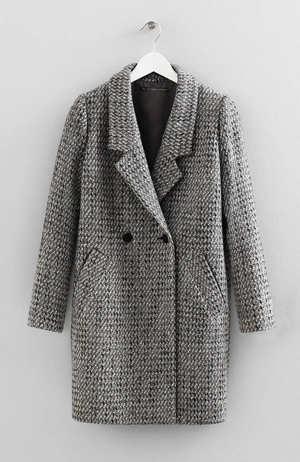 TWEED BOYFRIEND COAT
