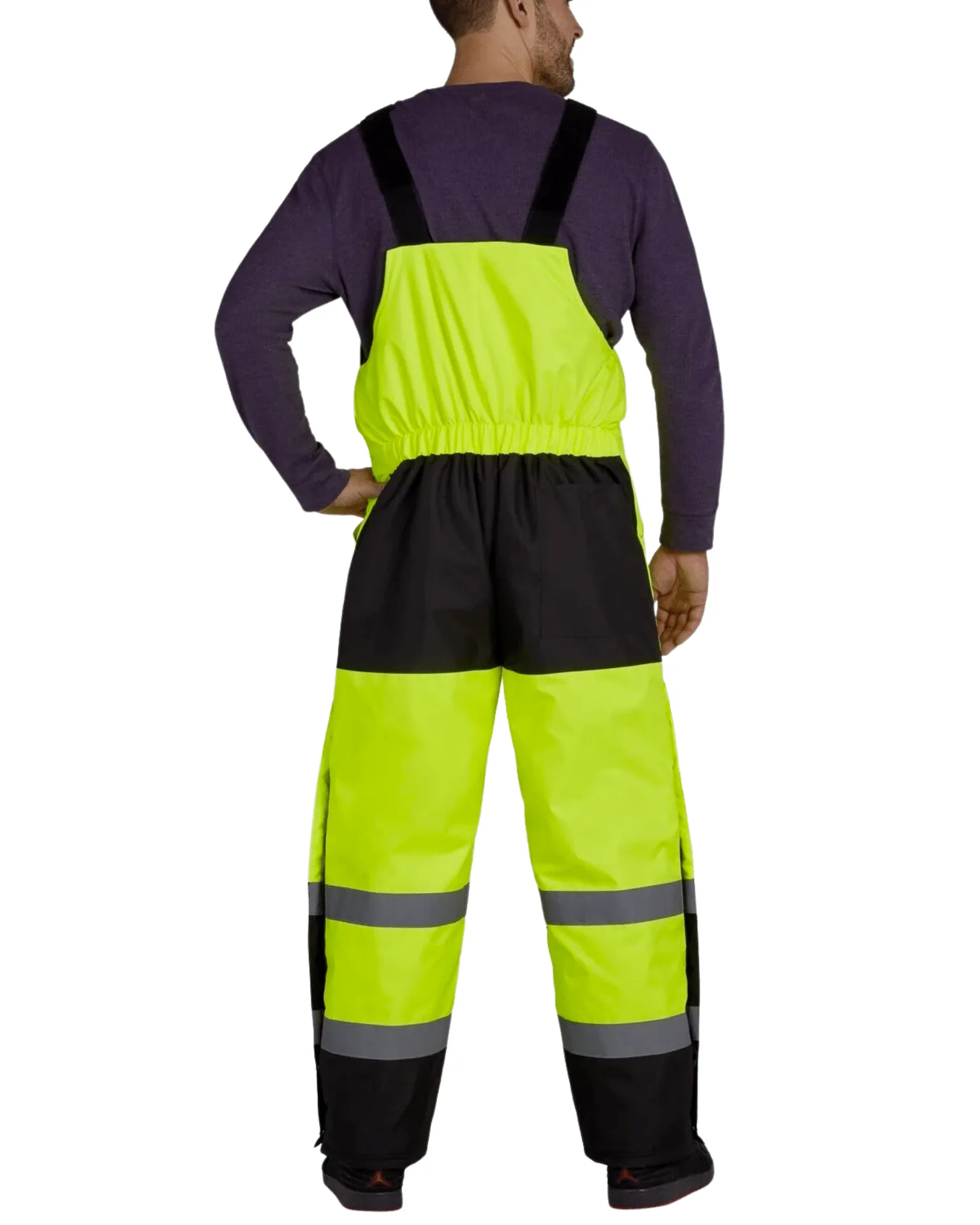 UHV500 HiVis Lined Bib Overalls