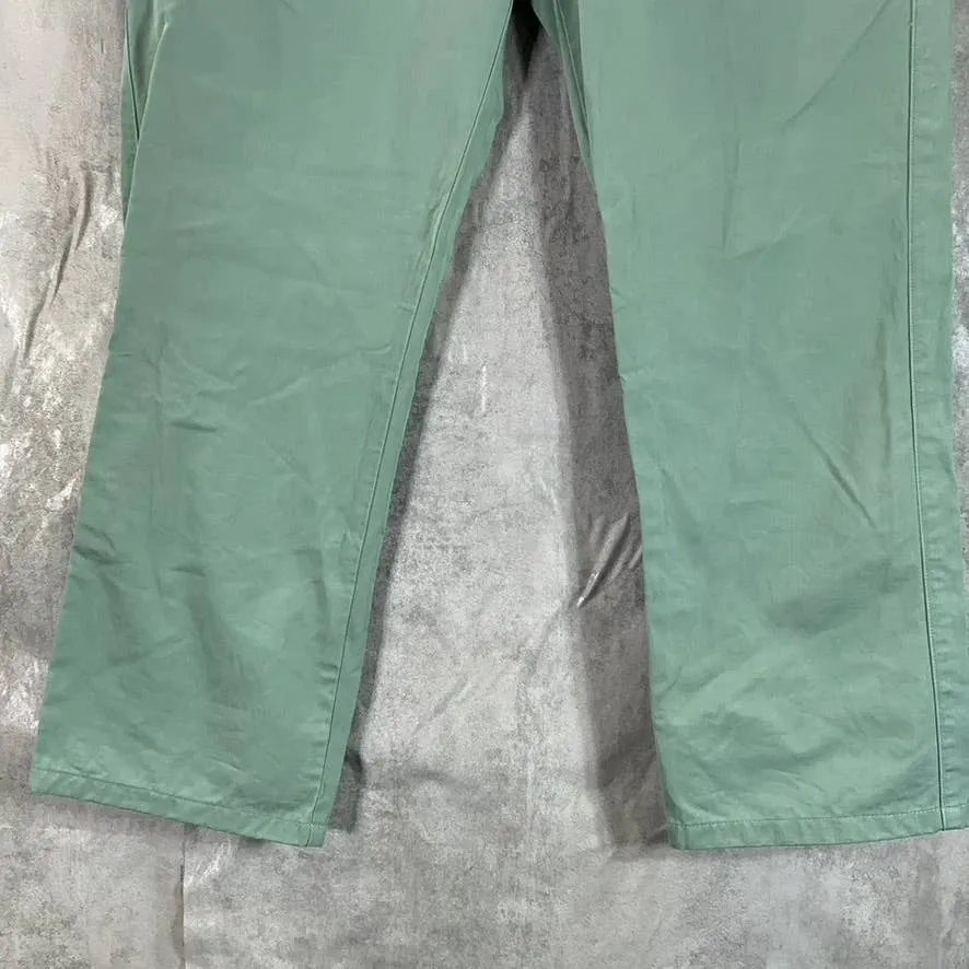 UNIS Men's Green Relaxed-Fit Ford Chino Pants SZ 32