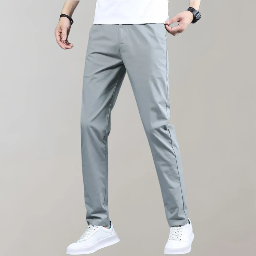 Villum - Stretch taille chino broek