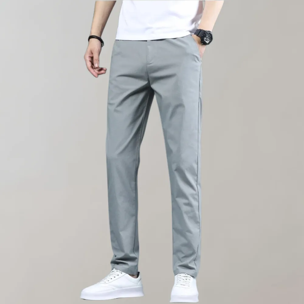 Villum - Stretch taille chino broek