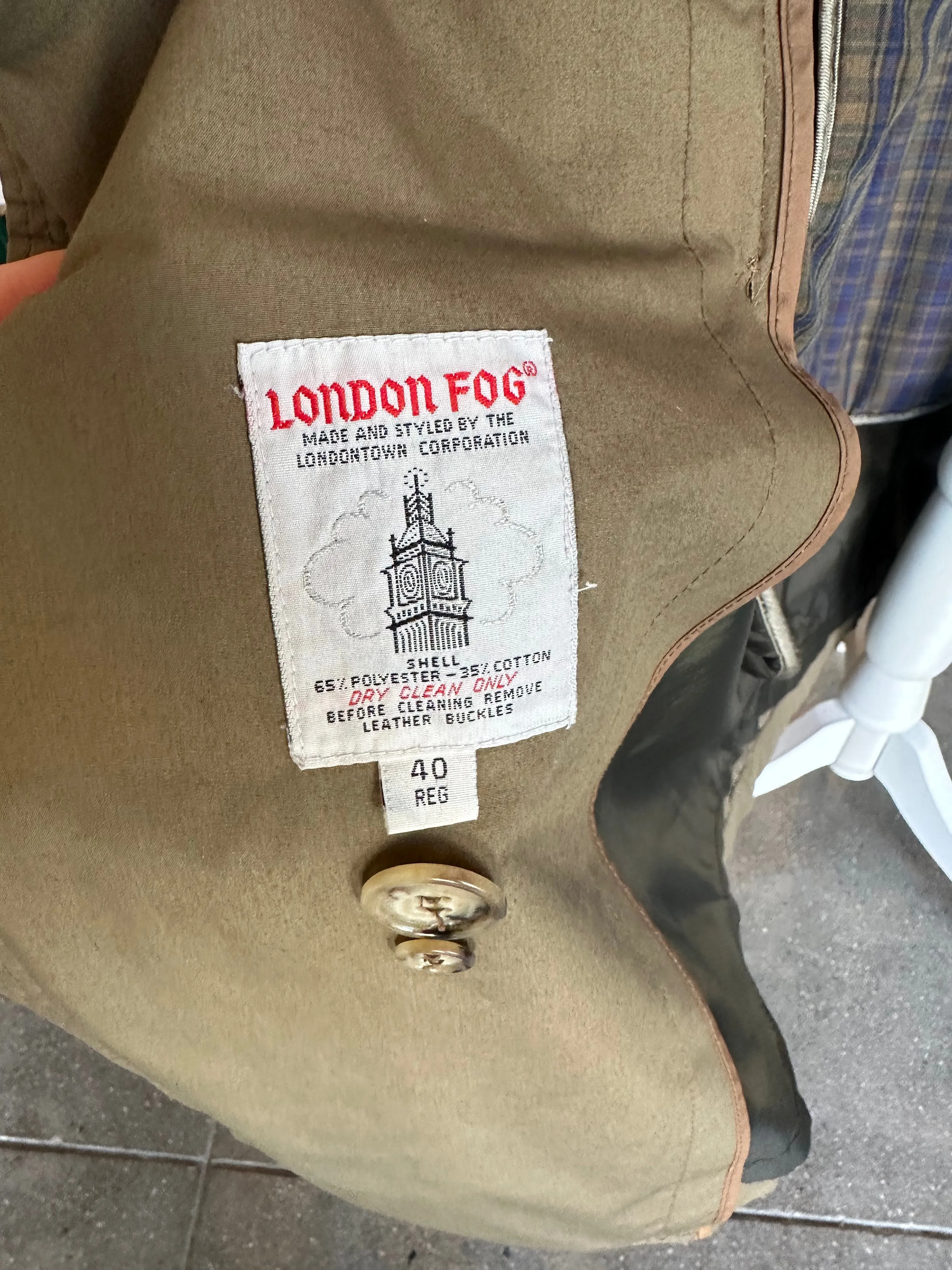 Vintage London Fog Trench Coat