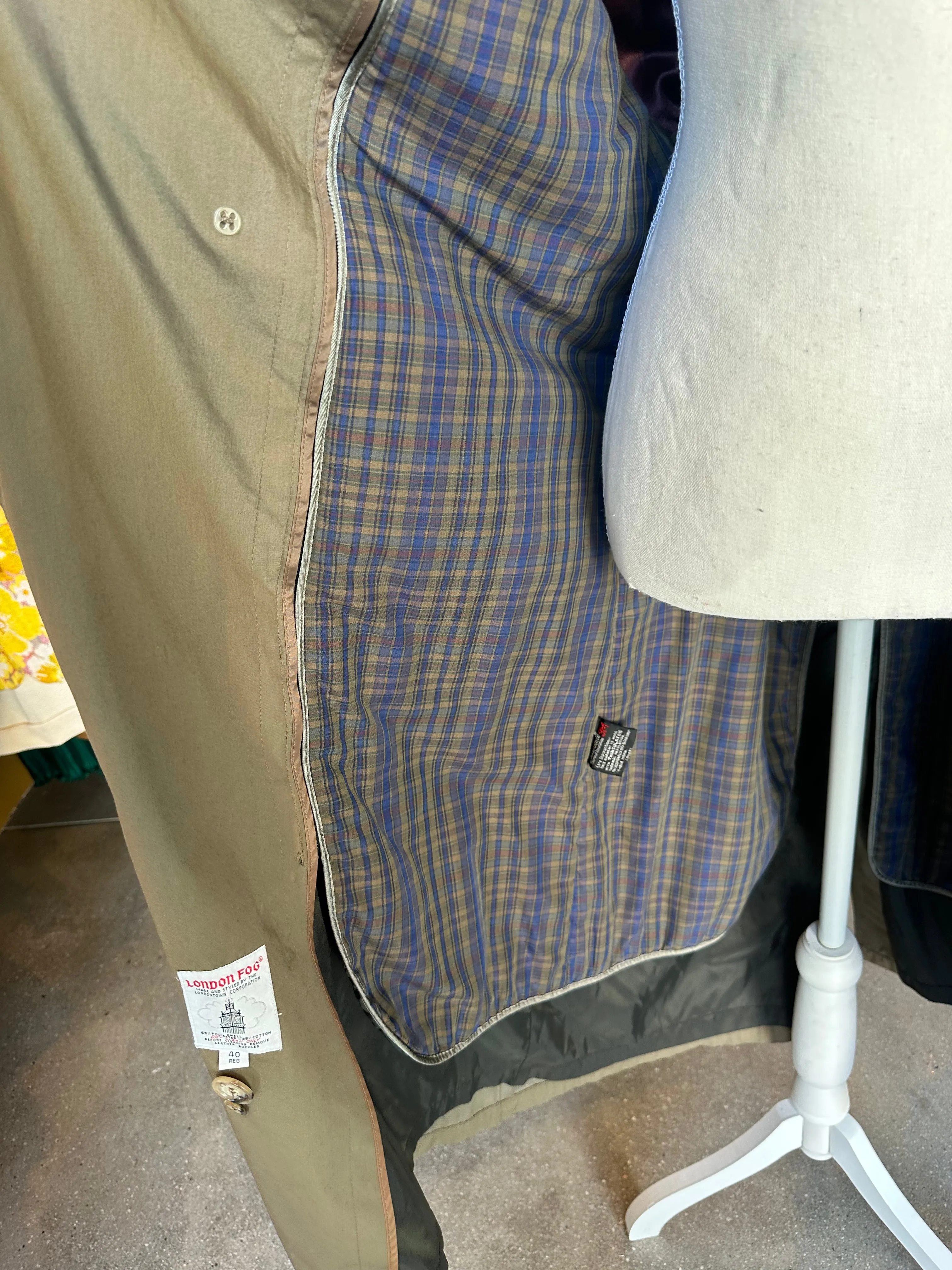 Vintage London Fog Trench Coat