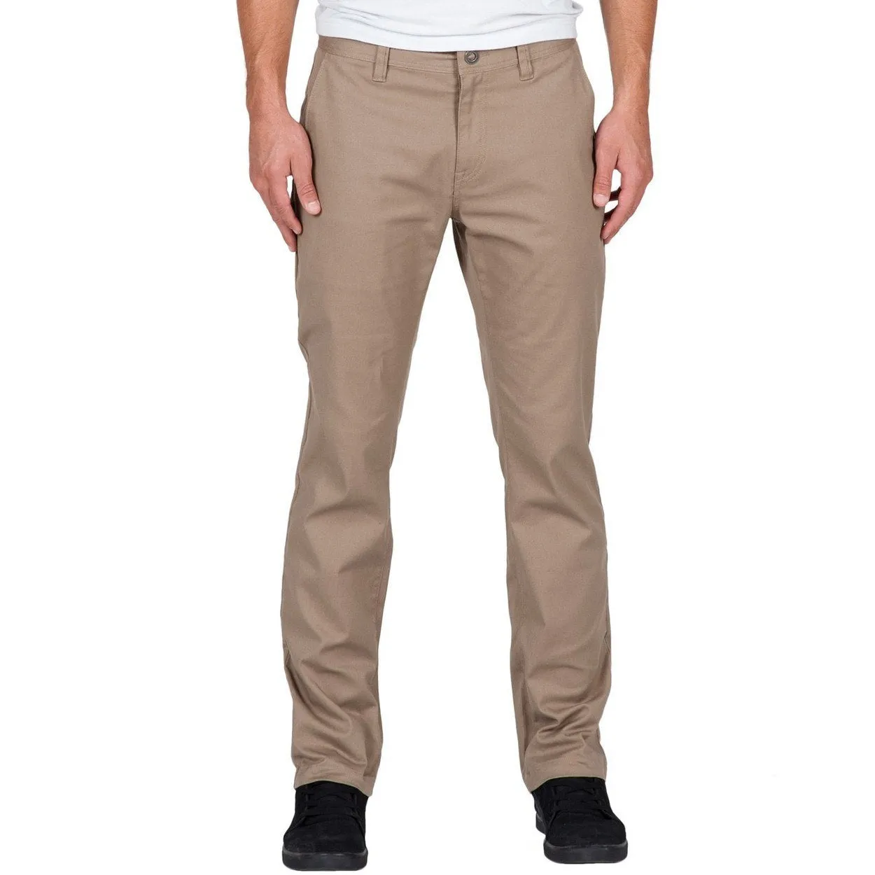Volcom Frickin Modern Stretch Chino Pants- Khaki