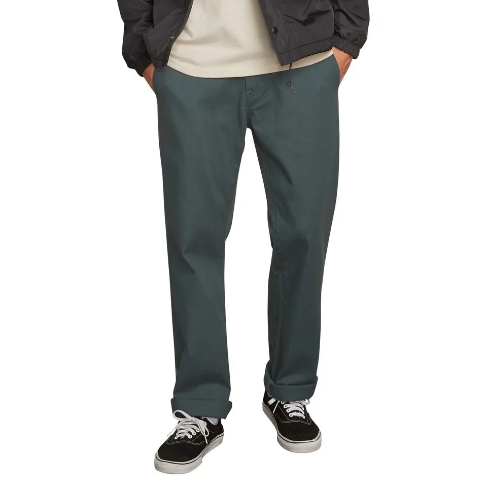 Volcom Frickin Regular Chino Pants - Navy Green