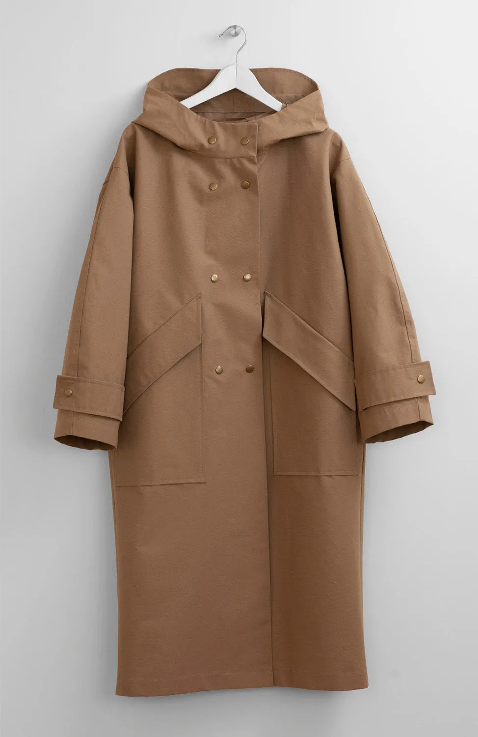WATERPROOF BROWN COAT