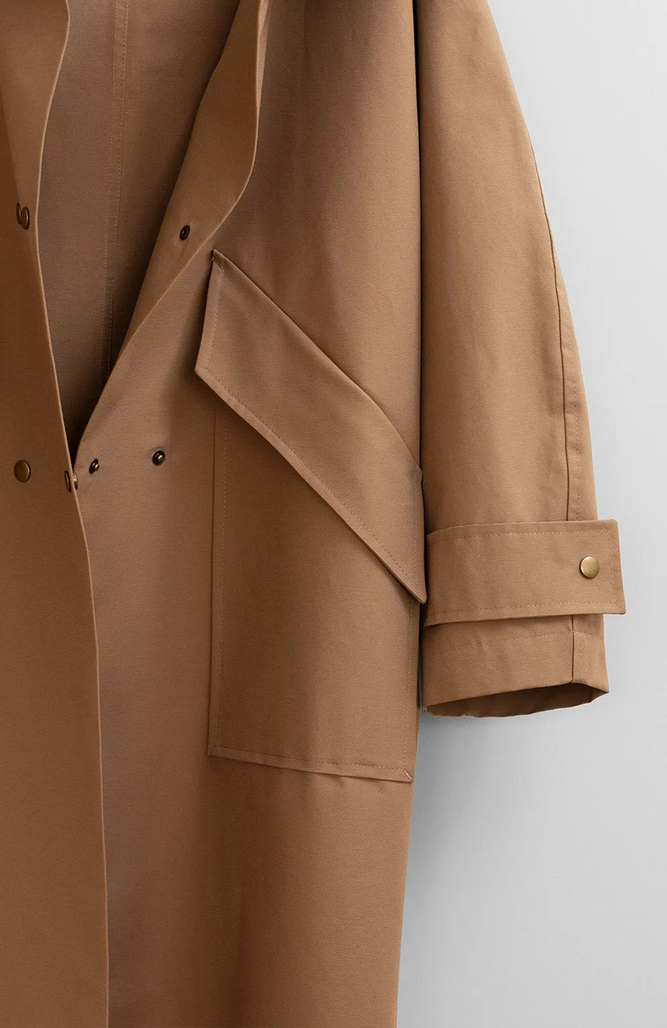 WATERPROOF BROWN COAT