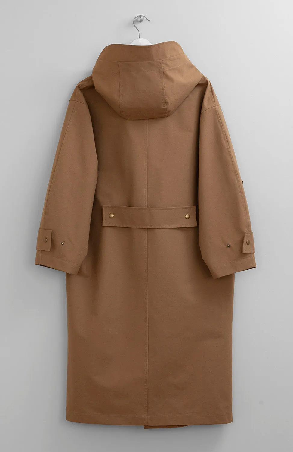 WATERPROOF BROWN COAT