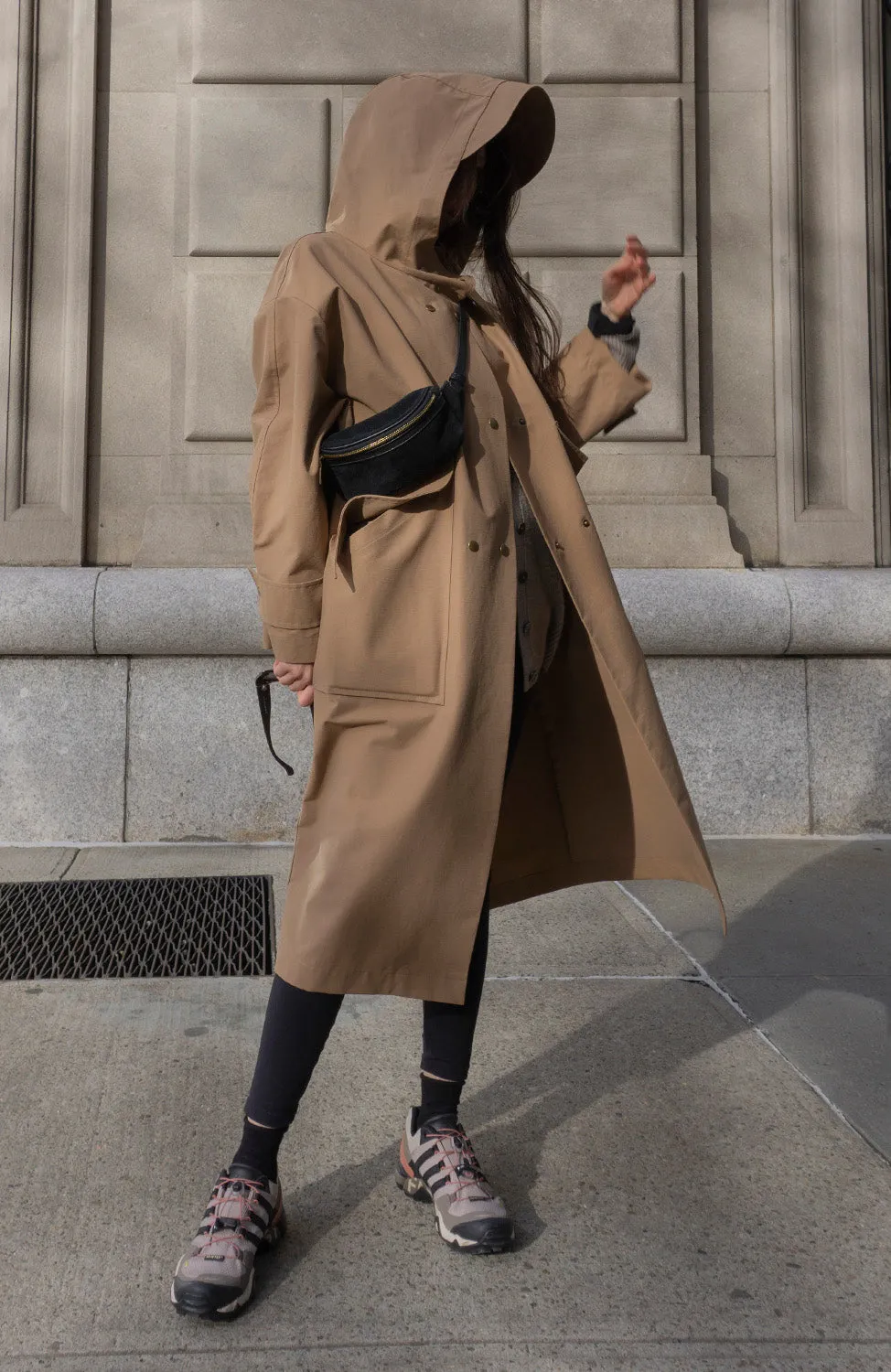 WATERPROOF BROWN COAT