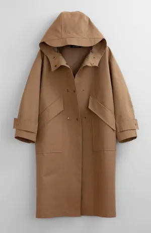 WATERPROOF BROWN COAT