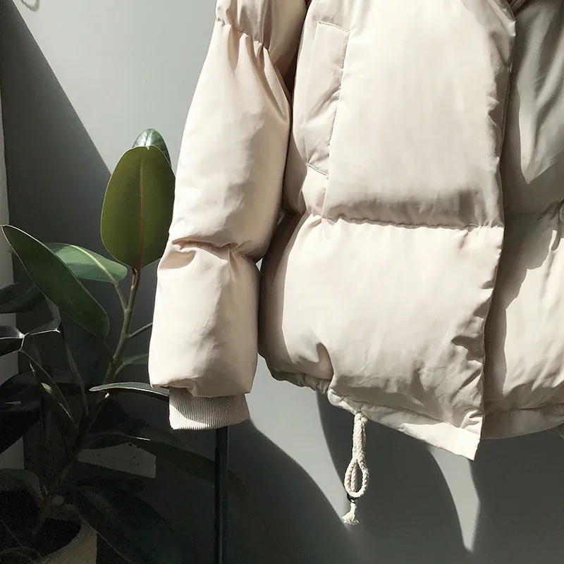 Women's Winter Casual Loose Warm Parka With Buttons