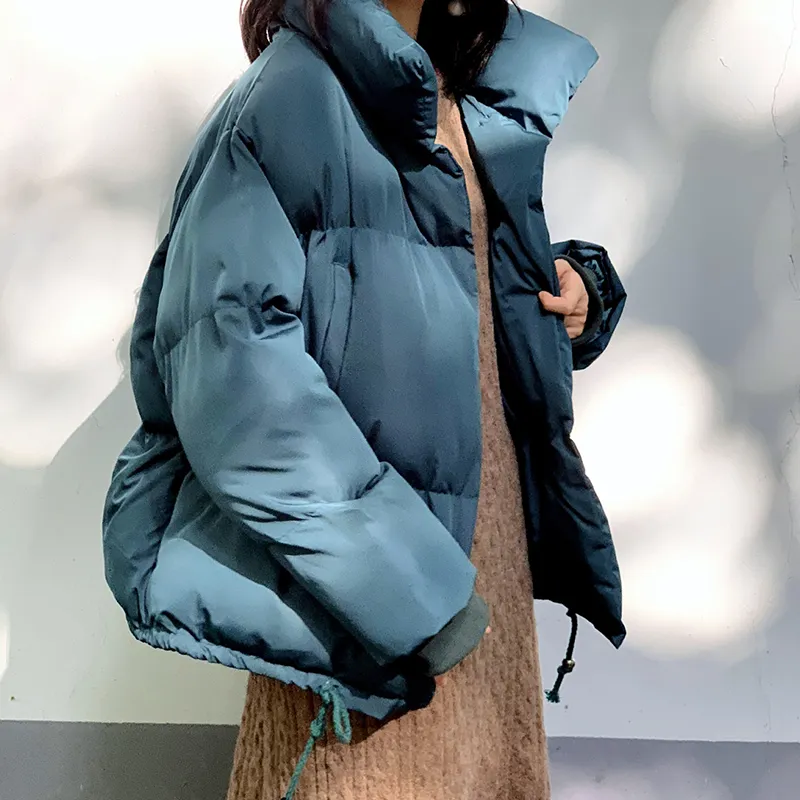 Women's Winter Casual Loose Warm Parka With Buttons