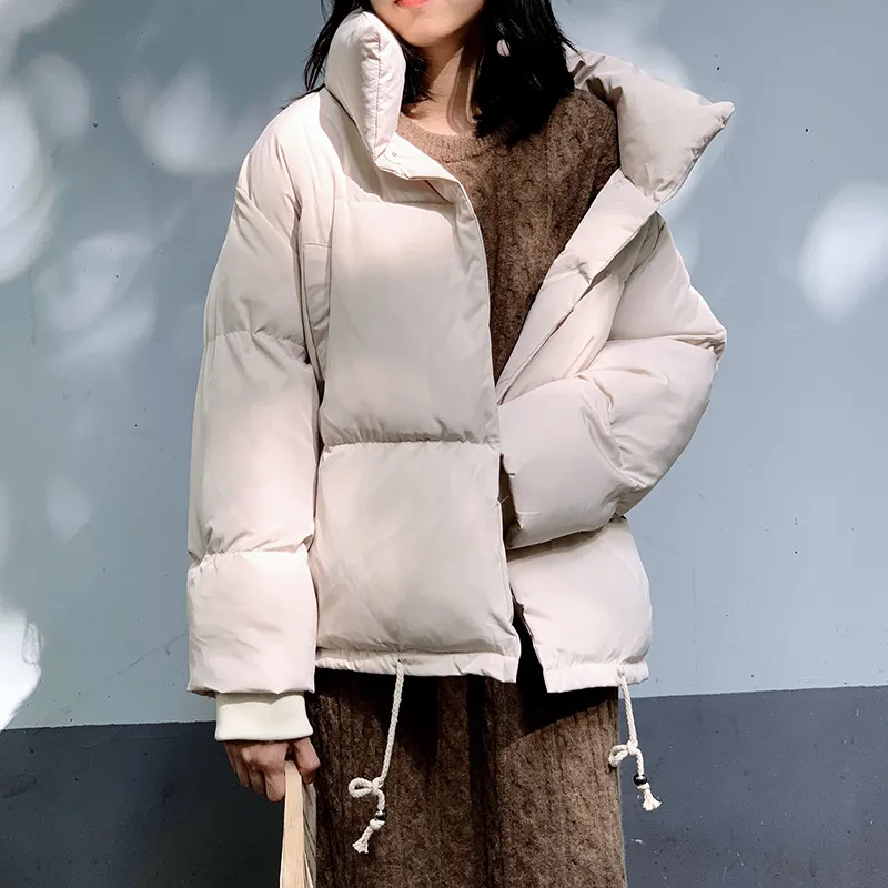 Women's Winter Casual Loose Warm Parka With Buttons