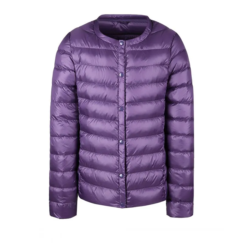 Women's Winter Casual Short Slim Warm Parka With Buttons
