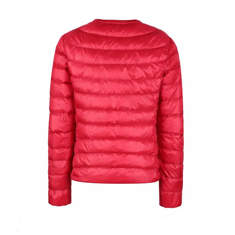 Women's Winter Casual Short Slim Warm Parka With Buttons