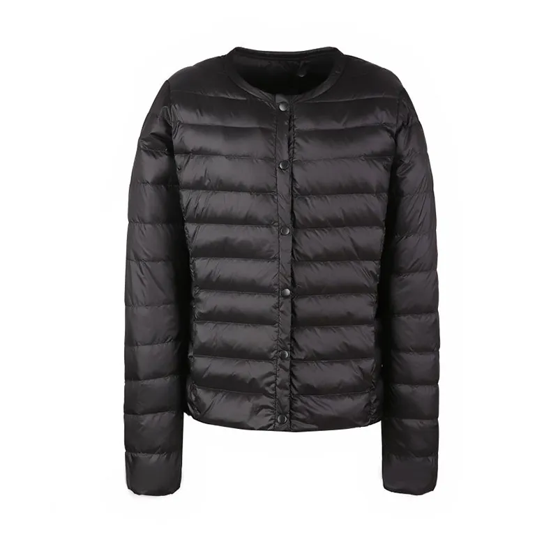 Women's Winter Casual Short Slim Warm Parka With Buttons