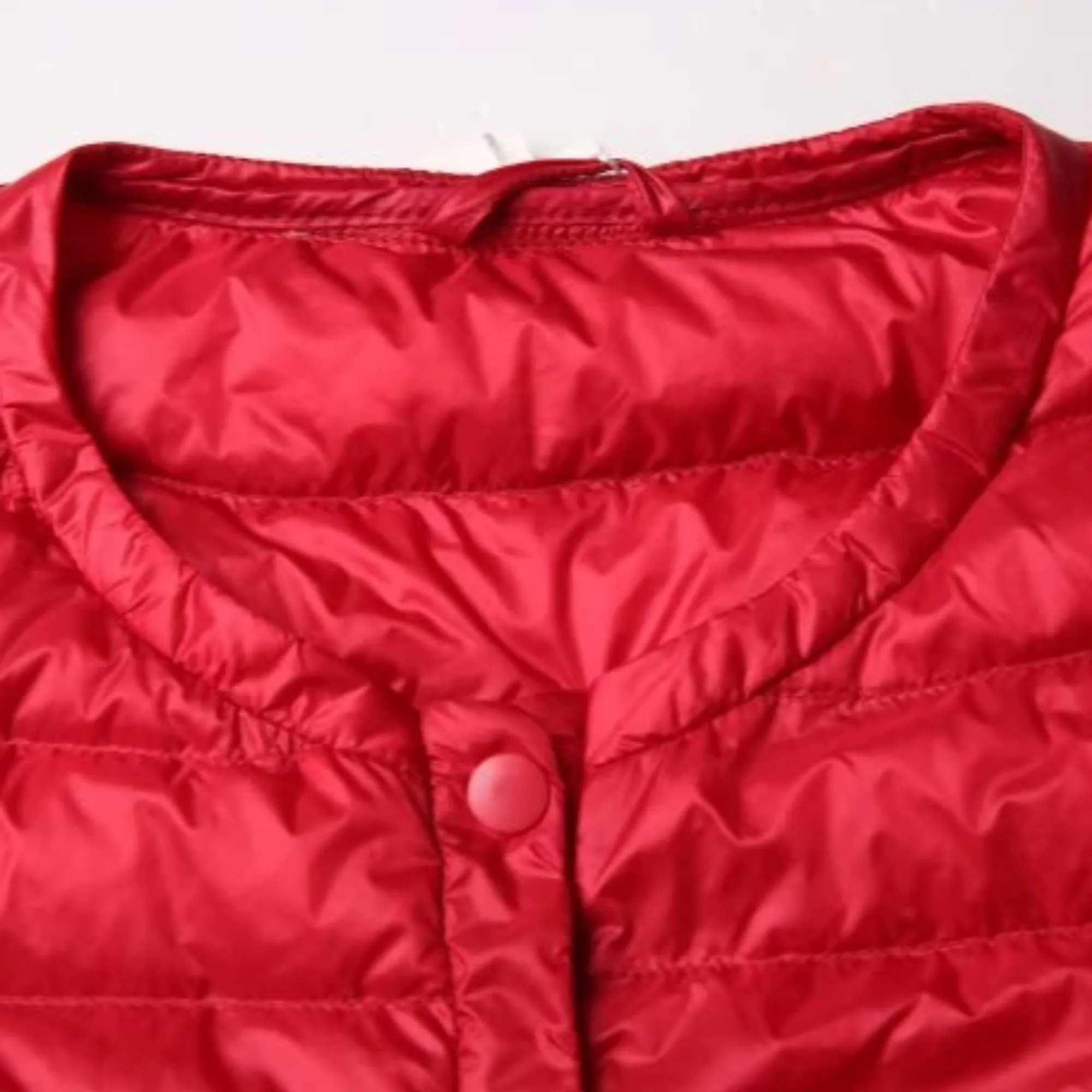 Women's Winter Casual Short Slim Warm Parka With Buttons