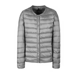 Women's Winter Casual Short Slim Warm Parka With Buttons