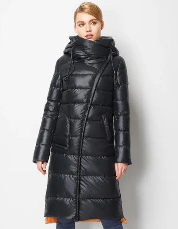 Women's Winter Hooded Warm Bio-Fluff Long Parka