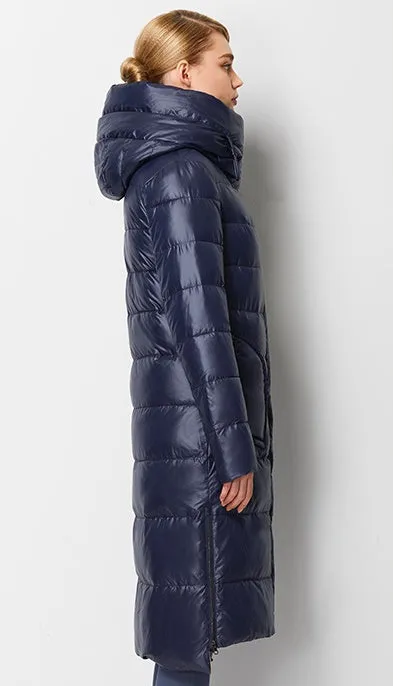 Women's Winter Hooded Warm Bio-Fluff Long Parka