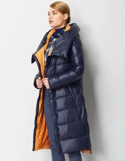 Women's Winter Hooded Warm Bio-Fluff Long Parka