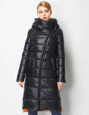 Women's Winter Hooded Warm Bio-Fluff Long Parka