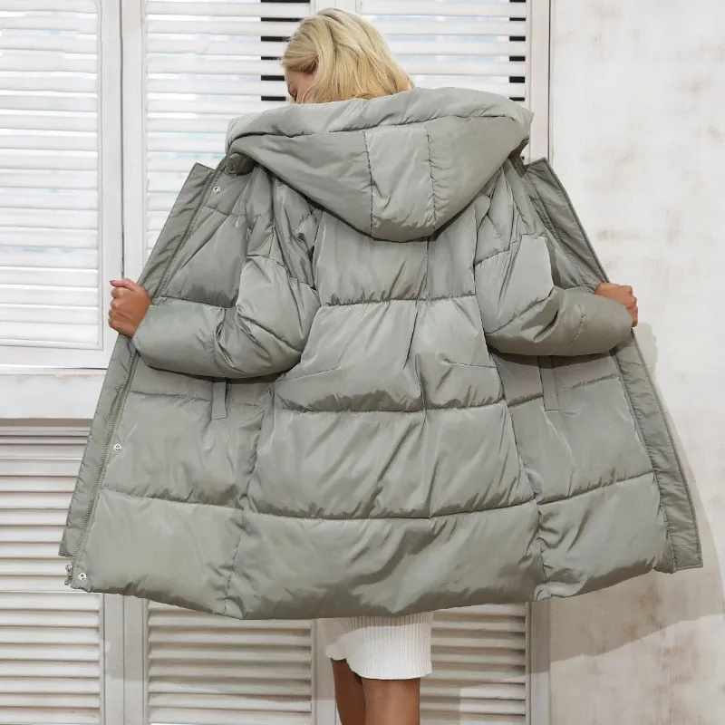 Women's Winter Padded Hooded Parka