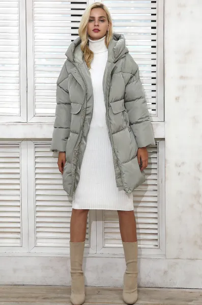 Women's Winter Padded Hooded Parka