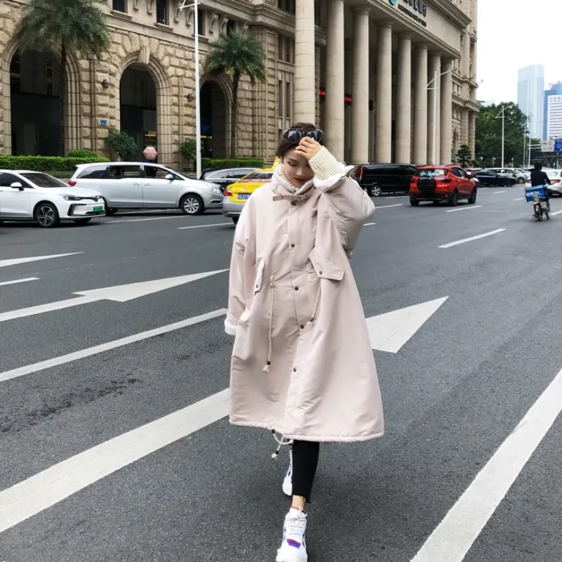 Women's Winter Thick Loose Long Parka With Fur