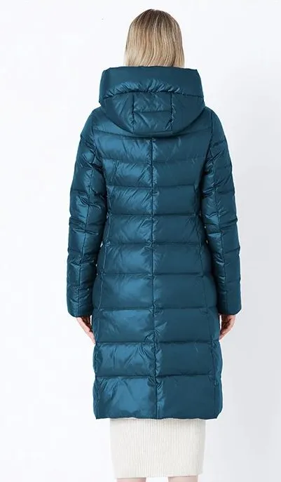 Women's Winter Warm Hooded Bio-Fluff Long Parka