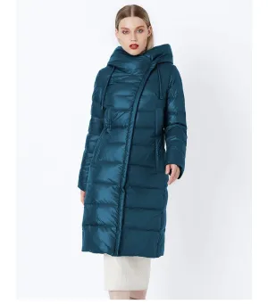 Women's Winter Warm Hooded Bio-Fluff Long Parka